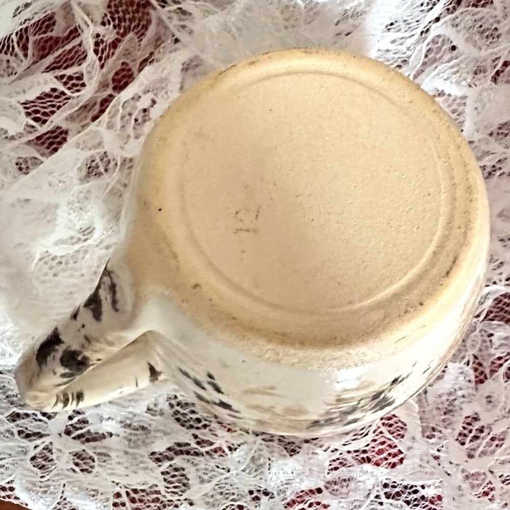 Stoneware Spotted/Speckled Earth Tone Hand Thrown Pottery Mug With Maker Mark - Picture 12 of 12